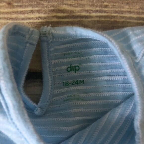 Sky blue infant peplum top - Picture 2 of 3